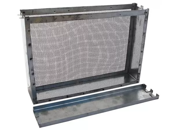 Изолятор матки и пчел 2-х рамочный Дадан корпус оцинкованный сетка металл