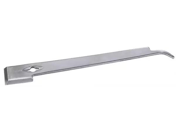 Стамеска - гвоздодер пчеловода 285х35х4 мм с козьей ножкой и мачетой шлифованная без ручки