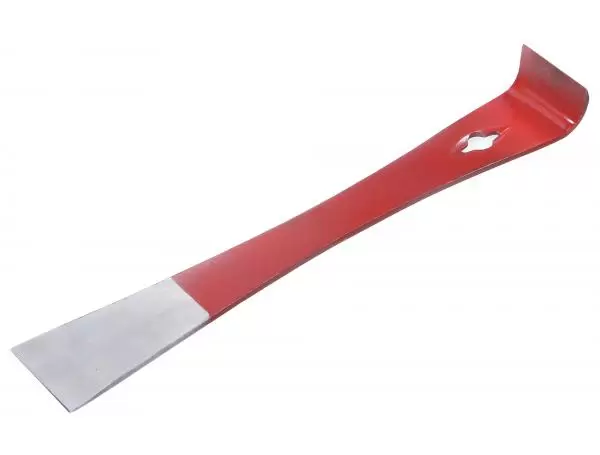 Стамеска - гвоздодер пчеловода 250х40х3 мм шлифованная на 2/3 окрашена без ручки