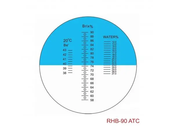 Рефрактометр для меда портативный RHB-90 ATC