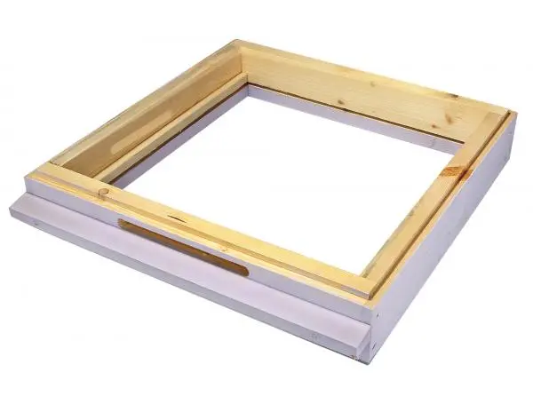 Дно улья на 10 рамок еловое с противоварроатозной сеткой