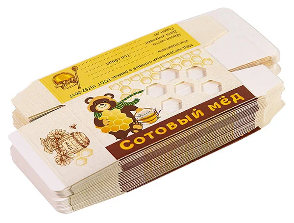 Упаковка для сотового меда «Медведь» 25 шт