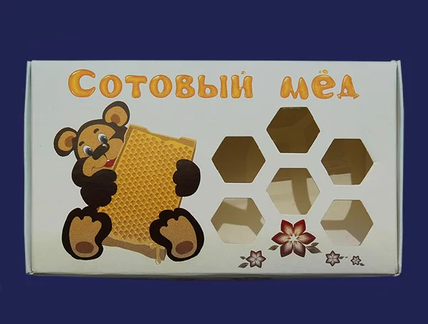Упаковка для сотового меда «Медведь» 25 шт