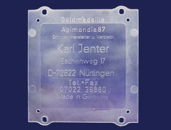 Крышка Джентеского сота задняя для защиты мисочек, Карл Джентер, Германия