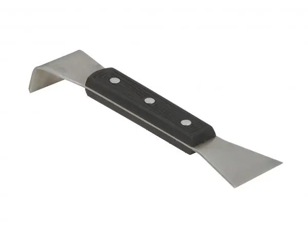 Стамеска пчеловода "Европа" шлифованная 205х50х2 мм с пластиковой ручкой 