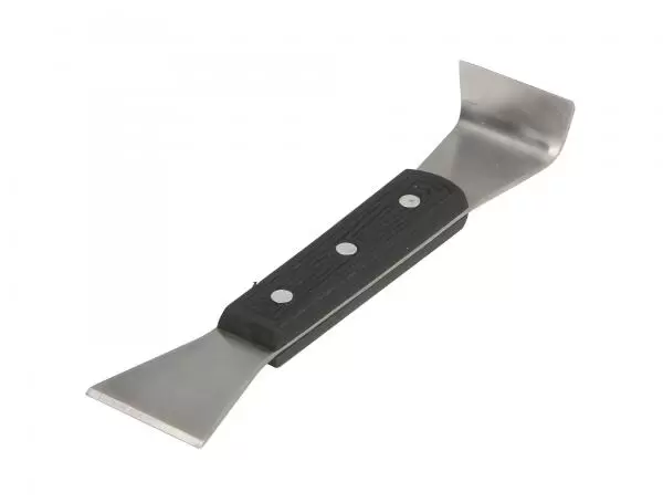 Стамеска пчеловода "Европа" шлифованная 205х50х2 мм с пластиковой ручкой 