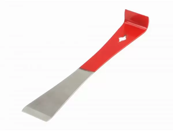 Стамеска - гвоздодер пчеловода 260х43х3 мм шлифованная на 1/2 окрашена без ручки