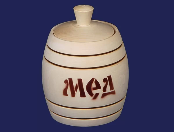 Бочонок для меда липовый 0,18 л