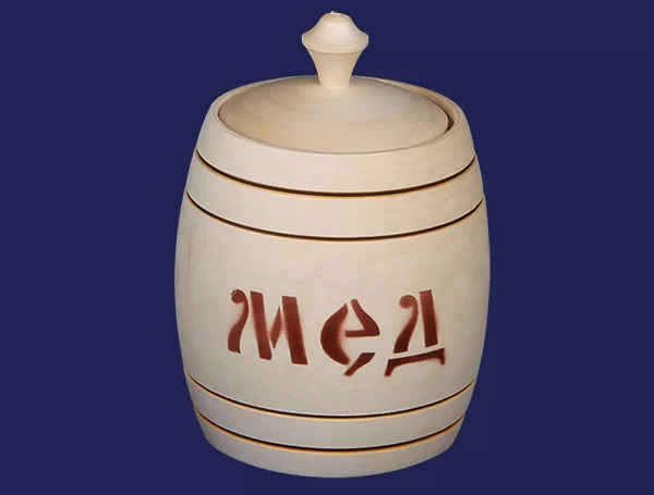 Бочонок для меда липовый 700 мл