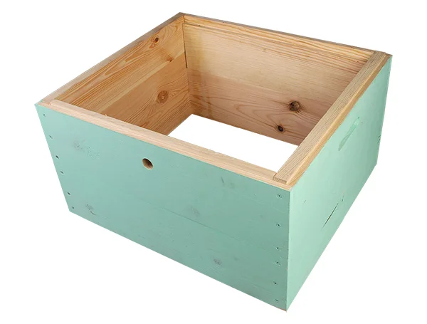 Корпус улья на 14 рамок Дадан еловый с круглым летком 