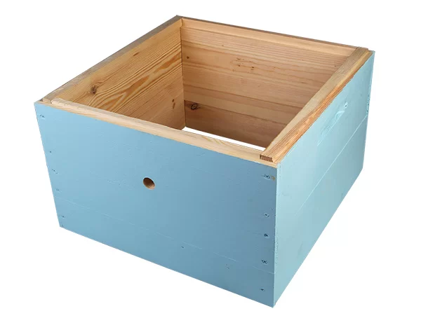 Корпус улья на 12 рамок Дадан еловый с круглым летком