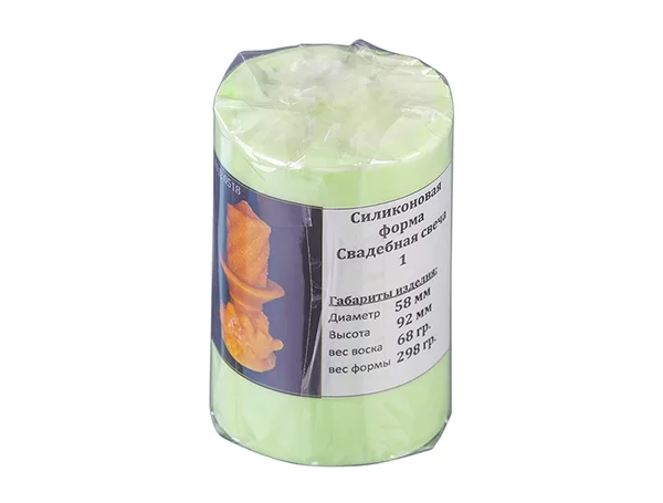 Форма силиконовая для свечей "Свадебная" 68 грамм 