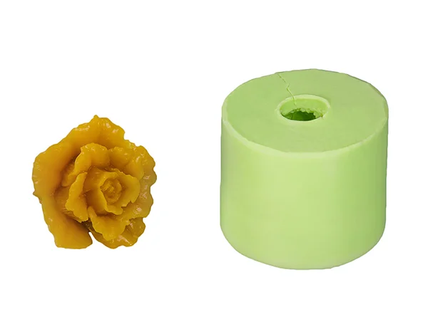 Форма силиконовая для свечей "Роза" 29 грамм