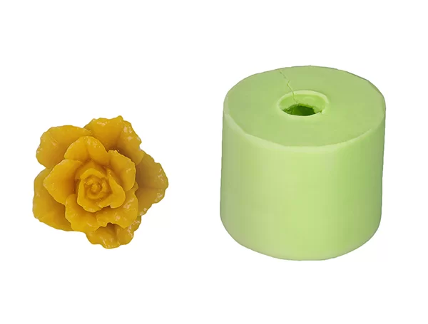 Форма силиконовая для свечей "Роза" 29 грамм