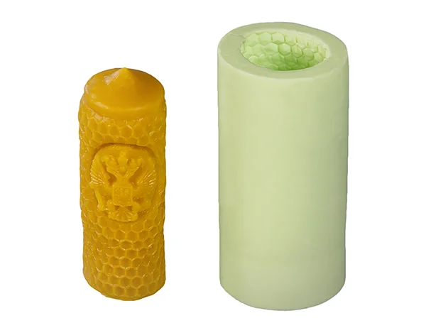 Форма силиконовая для свечей "Стелла с гербом" 100 грамм