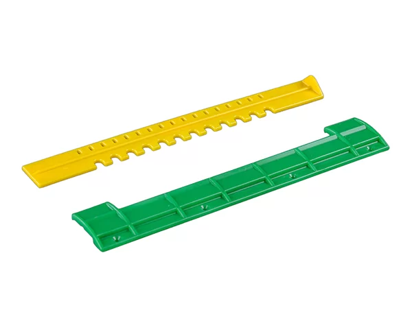 Летковый заградитель 2-х элементный нижний c отверстиями для вентиляции зеленый пластмассовый