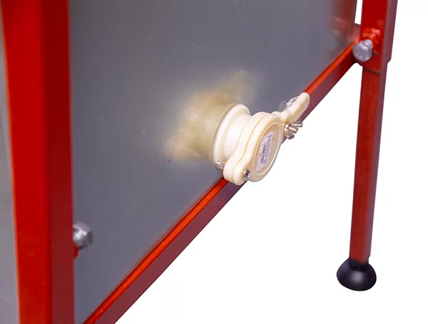 Медогонка - стол "Оптима 2,0" ручная неповоротная 3-х рамочная корзина с полимерным покрытием корпус