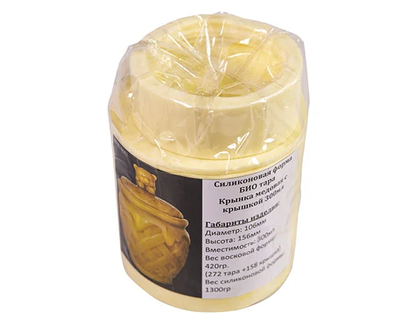 Форма силиконовая "БИО тара" для производства восковых банок 300 мл