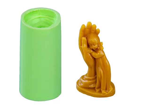 Форма силиконовая для свечей "Стелла с девочкой"