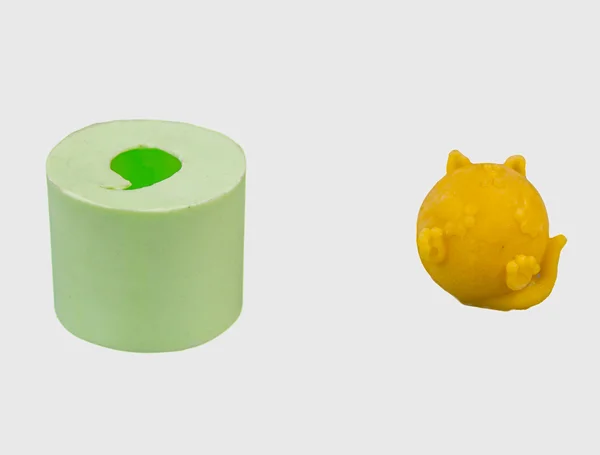 Форма силиконовая для свечей "Кот" 76 грамм