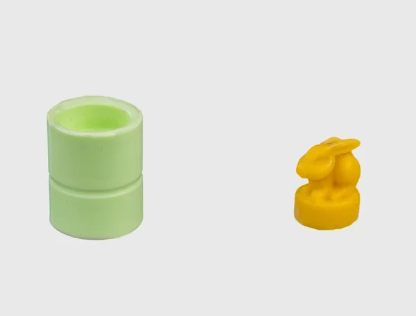 Форма силиконовая для свечей "Заяц" 25 грамм