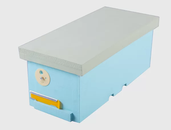 Нуклеус для пчел 2-х секционный по 2 рамки Магазин пенопластовый