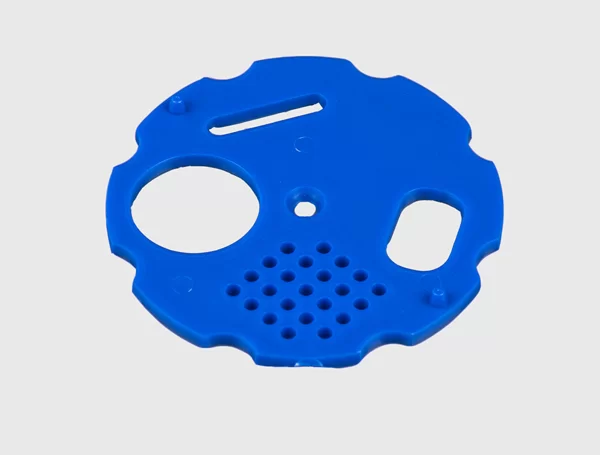 Летковый заградитель 5-х позиционный на верхний круглый леток синий пластмассовый