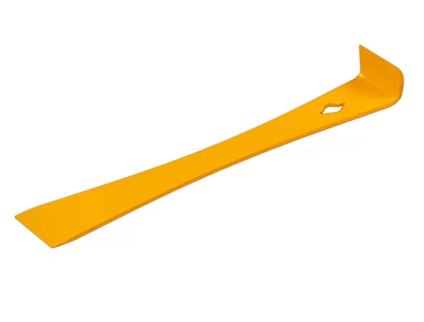 Стамеска - гвоздодер пчеловода 260х40х3 мм крашенная желтая без ручки