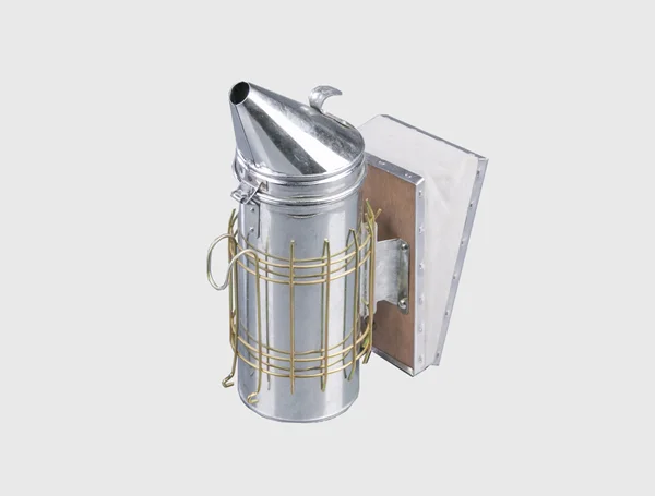 Дымарь для пчел оцинкованный D 100 мм H 310 мм защита от ожога кож меха пламегаситель без стакана