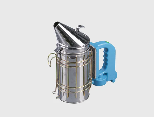 Дымарь для пчел "Люкс"н/ж электрический D100мм H280мм с защитой от ожога со стаканом без пламег-ля