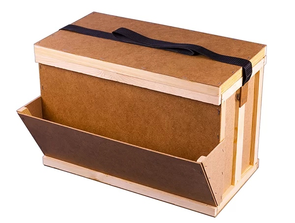 Рамконос 6-ти рамочный Дадан с карманом из МДФ