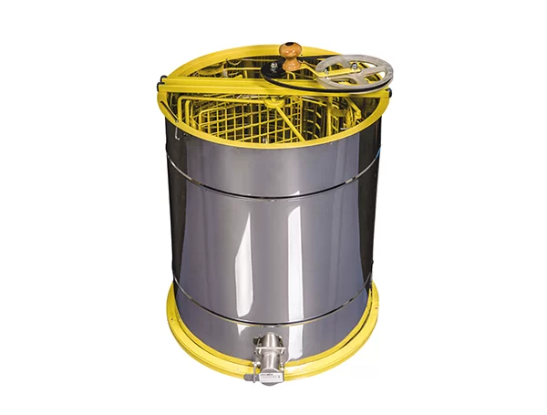 Медогонка ручная поворотная 3-х рамочная "Оптима" корзина покрыта полимерной краской кран из нержаве