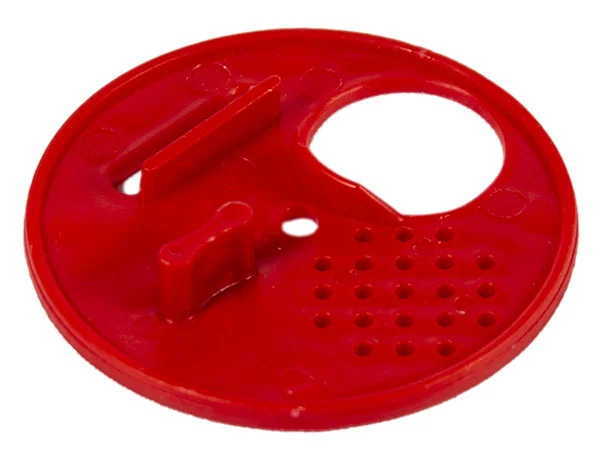 Летковый заградитель 4-х позиционный на верхний круглый леток с ручкой для поворота пластмассовый 