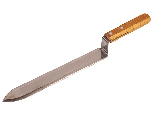 Нож пасечный "Европа" 235 мм c двусторонней заточкой деревянная ручка