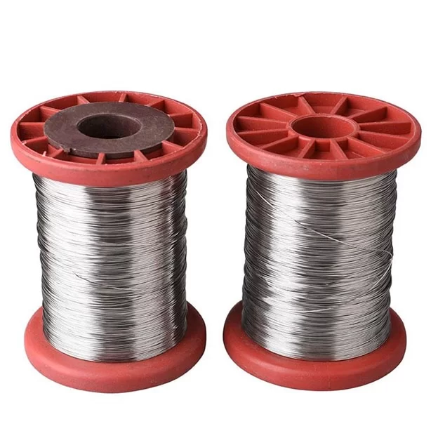 Проволока для рамок 0,4 мм нержавейка AISI304 пластиковая катушка 250 г