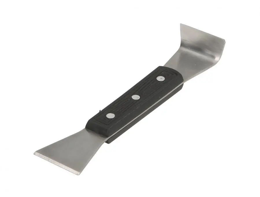 Стамеска пчеловода Европа шлифованная 205х50х2 мм с пластиковой ручкой